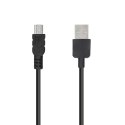Kabel USB A do Mini USB (navi / kamera) 3 m czarny