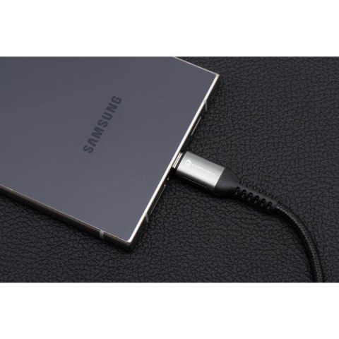 Kabel USB A do USB C Forcell F-Energy QC4.0 3A 66W Cafule 0,5 m C256 czarny