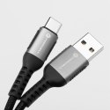 Kabel USB A do USB C Forcell F-Energy QC4.0 3A 66W Cafule 0,5 m C256 czarny