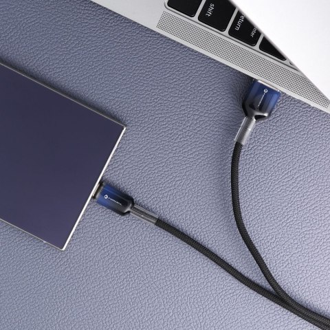 Kabel USB A do USB C Forcell F-Energy QC4.0 3A 66W Gradient 1 m C352 czarny