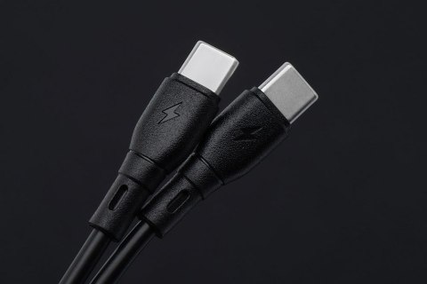 Kabel USB C do USB C Blue Star 3A 60W ECO 1 m PJ73-13-3 czarny