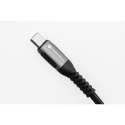Kabel USB C do USB C Forcell F-Energy QC4.0 PD 5A 100W Cafule 0,25 m C260 czarny