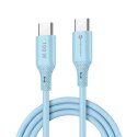 Kabel USB C do USB C Forcell F-Energy QC4.0 PD 5A 100W Silicone 1 m C347 niebieski