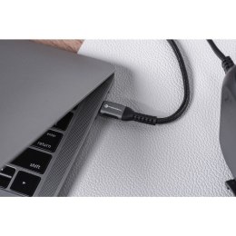 Kabel USB C do USB C Forcell F-Energy QC4.0 PD 5A 240W Cafule 2 m C263 czarny
