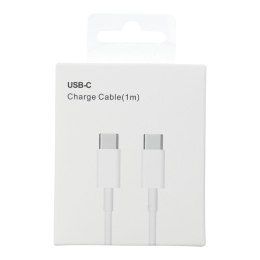 Kabel USB C do USB C PD QC3.0 3A 30W 1 m HD26 box biały