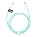 Kabel USB C do USB C PD QC3.0 3A 60W 1 m C263 zielony