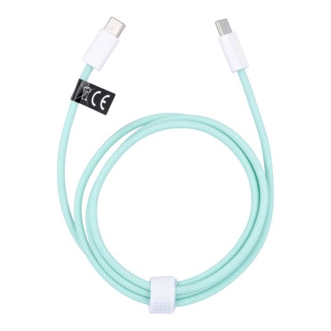 Kabel USB C do USB C PD QC3.0 3A 60W 1 m C263 zielony