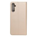 Etui z klapką na Samsung A05S Smart Case Book złote