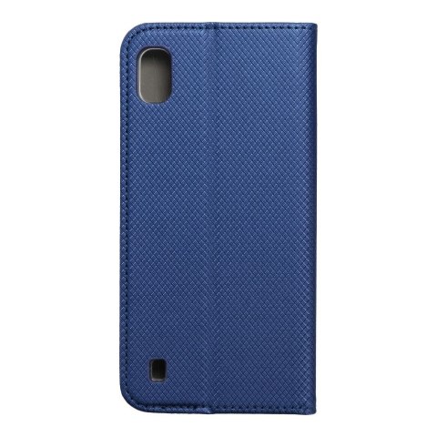 Etui z klapką na Samsung A10 Smart Case Book granatowe