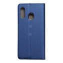 Etui z klapką na Samsung A20e Smart Case Book granatowe