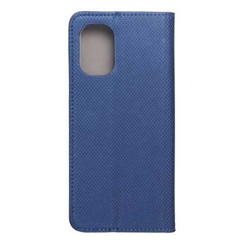 Etui z klapką na Motorola G85 Smart Case Book granatowe