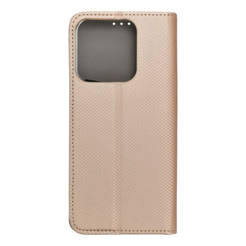 Etui z klapką na Realme NOTE 60 Smart Case Book złote