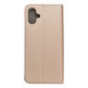 Etui z klapką na Samsung A06 Smart Case Book złote
