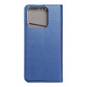 Etui z klapką na Honor X6c Smart Case Book granatowe