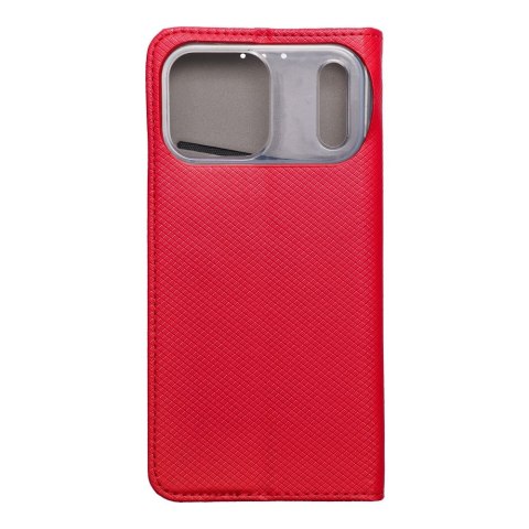 Etui z klapką na iPhone 17 PRO MAX Smart Case Book czerwone