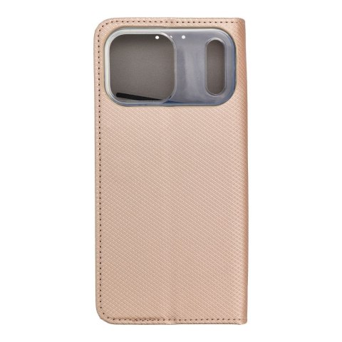 Etui z klapką na iPhone 17 PRO MAX Smart Case Book złote