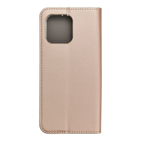 Etui z klapką na Motorola G56 5G Smart Case Book złote