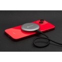Ładowarka indukcyjna Forcell F-Energy Smart Charge USB C Qi2 15W zgodna z MagSafe z odpinanym kablem 1,5 m srebrna