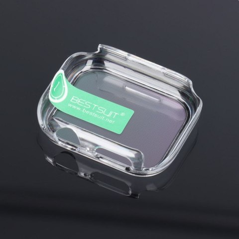 Futerał ochronny ze szkłem Bestsuit Flexible do Apple Watch series 7/8/9-41mm - transparentny