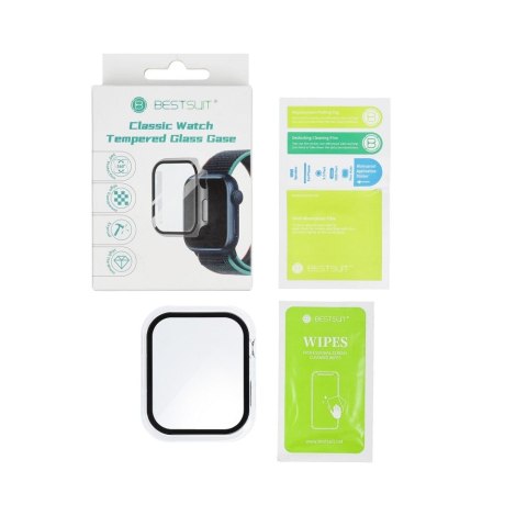 Futerał ochronny ze szkłem Bestsuit Flexible do Apple Watch series 7/8/9-41mm - transparentny
