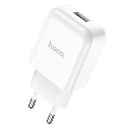 Ładowarka sieciowa do telefonu Hoco USB A 2A 10W N2 biała