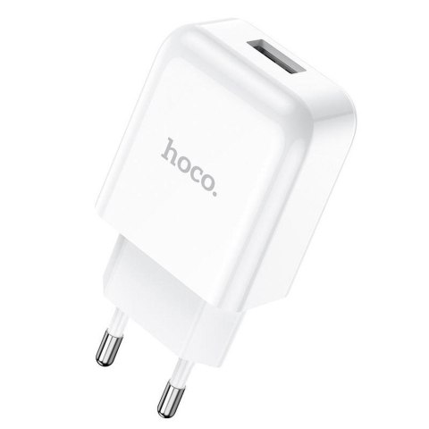 Ładowarka sieciowa do telefonu Hoco USB A 2A 10W N2 biała