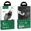 Ładowarka sieciowa do telefonu Hoco USB A 2A 10W + kabel USB A do Lightning N2 czarna
