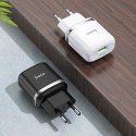 Ładowarka sieciowa do telefonu Hoco USB A QC3.0 3A 18W N3 biała