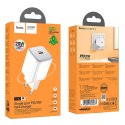 Ładowarka sieciowa do telefonu Hoco USB C QC PD 20W N40 biała