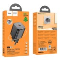 Ładowarka sieciowa do telefonu Hoco USB C QC PD 20W N40 czarna