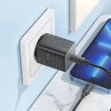 Ładowarka sieciowa do telefonu Hoco USB C QC PD 20W + kabel USB C do Lightning N40 czarna