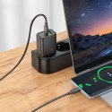 Ładowarka sieciowa do telefonu Hoco USB C QC PD 20W + kabel USB C do USB C N60 biała