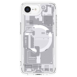 SPIGEN futerał ULTRA HYBRID MAG kompatybilny z MagSafe do IPHONE 16e (SE 4 2025) zero one white
