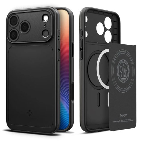 SPIGEN futerał THIN FIT MAG kompatybilny z MagSafe do IPHONE 17 Pro black