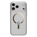 SPIGEN futerał ULTRA HYBRID MAG kompatybilny z MagSafe do IPHONE 17 Pro clear gold