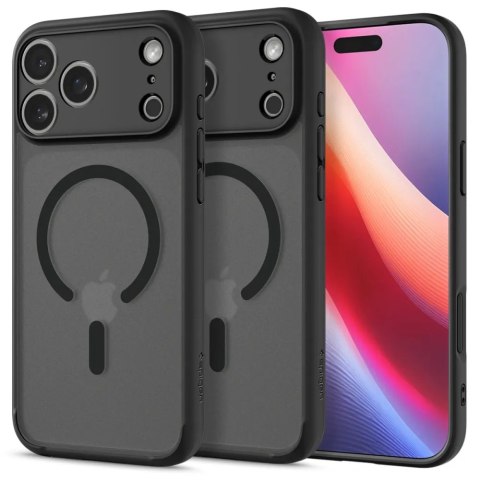 SPIGEN futerał ULTRA HYBRID MAG kompatybilny z MagSafe do IPHONE 17 Pro frost black