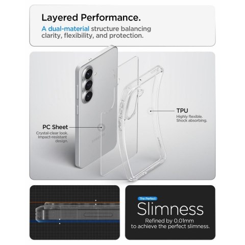 SPIGEN futerał ULTRA HYBRID do SAMSUNG S26 crystal clear