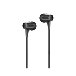 Słuchawki przewodowe douszne Jack 3,5 mm Hoco M34 czarne