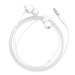 Słuchawki przewodowe douszne Jack 3,5 mm Hoco M60 białe