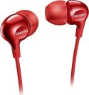 Słuchawki przewodowe jack 3,5 mm PHILIPS SHE3555RD czerwone