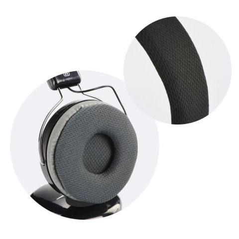 Słuchawki przewodowe nauszne Jack 3,5 mm Art AP-60MD czarne
