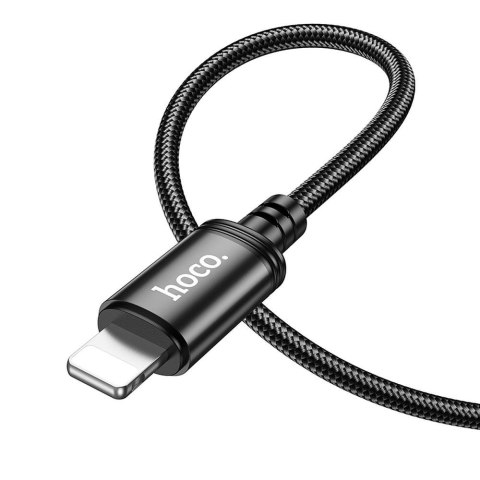 Kabel USB A do Lightning Hoco 2,4A 2 m X89 czarny
