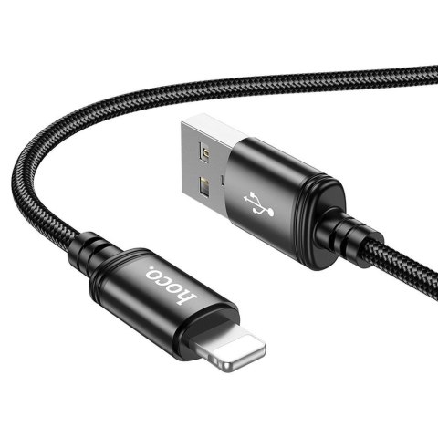 Kabel USB A do Lightning Hoco 2,4A 2 m X89 czarny