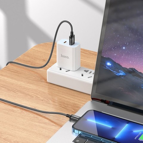 Kabel USB A do Lightning Hoco 2,4A 2 m X89 czarny