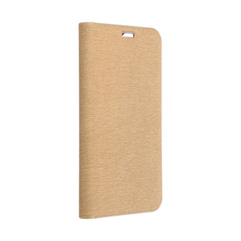 Etui z klapką na iPhone 16e (SE 4 2025) Luna Book Gold złote