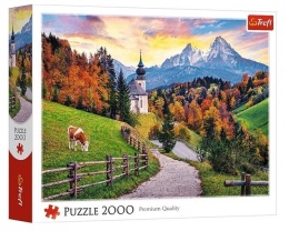 Puzzle 2000 Bawarskie Alpy jesienią TREFL