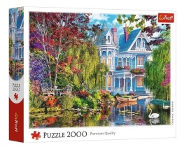 Puzzle 2000 Dom nad jeziorem TREFL