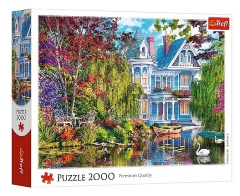 Puzzle 2000 Dom nad jeziorem TREFL