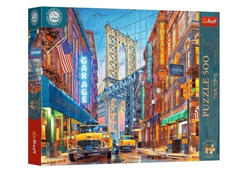 Puzzle 500 Tea Time: Widok na Manhattan TREFL