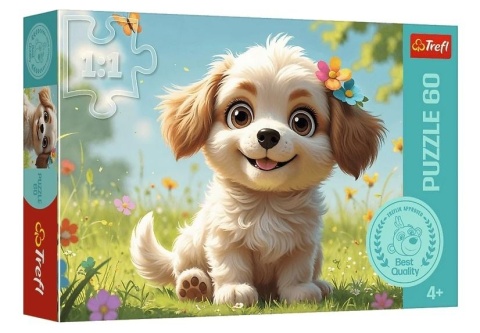 Puzzle 60 Szczeniaczkiem być! TREFL